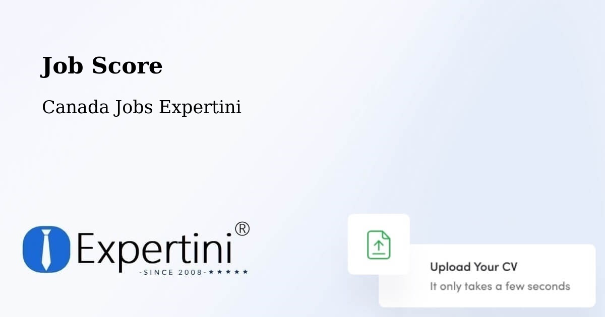 Job Score - Canada Jobs Expertini